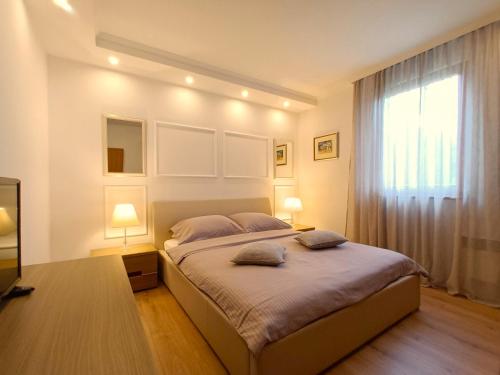Ліжко або ліжка в номері Villa Casa Belvedere near Dubrovnik