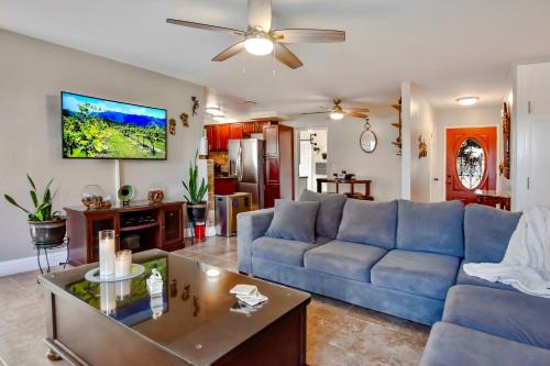 Χώρος καθιστικού στο Wine Country Retreat - for the Solo Traveler