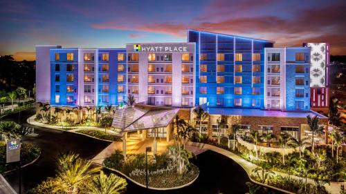 a rendering of the northlake hotel at night at Hyatt Place San Juan in San Juan