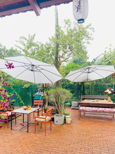 Zahrada ubytování An Homestay Tam Coc