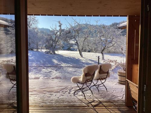 Το Lohei - Chalets im Chiemgau τον χειμώνα