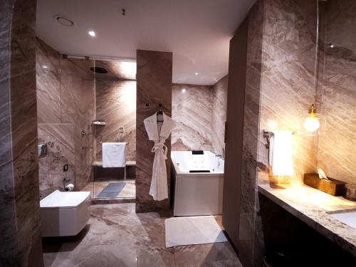 Koupelna v ubytování Morvee Hotels Durgapur
