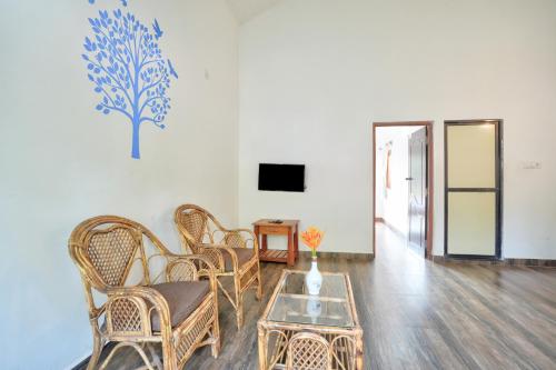 Μια τηλεόραση ή/και κέντρο ψυχαγωγίας στο Casa De Royale - Anjuna