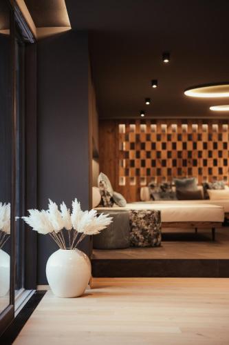 Ένα ή περισσότερα κρεβάτια σε δωμάτιο στο Luxury Chalet P