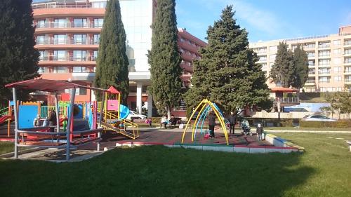 a park with a playground and a slide at Nessebar, Apartment,South Beach, Larisa, in Nesebar