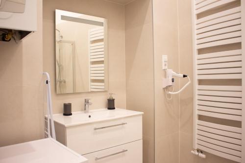 Koupelna v ubytování Hotel Klimt