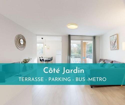 My Cozy Flat - Côté Jardin - Parking - Terrasse