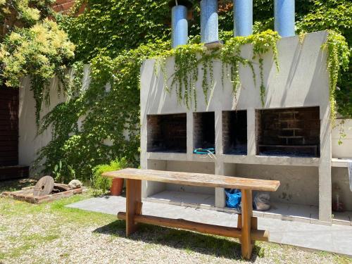 Een tuin van Hostel Che Viajero