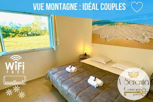 \"T2 Maria Aliva\" vue montagne & accès commerces