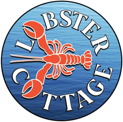 a sign with a lobster and the words best shrimp at Lobster Cottage in Ventnor