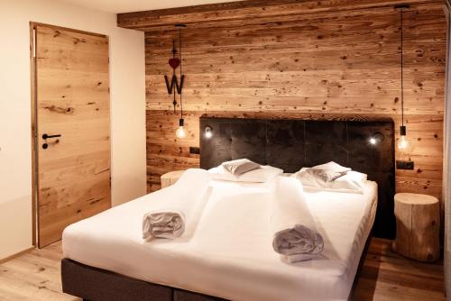 Postel nebo postele na pokoji v ubytování Appartement- und Wellnesshotel Winkler