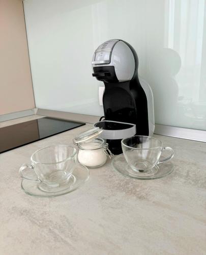 Παροχές για τσάι/καφέ στο Stylish Apartment Getaway with self check-in and free parking lot