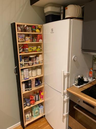 Cucina o angolo cottura di Fullt utrustat Minihus på landet