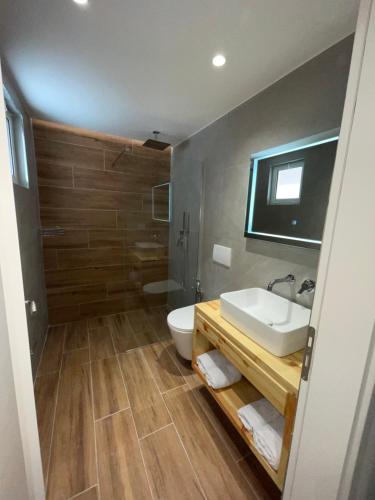 Koupelna v ubytování Hotel Rai