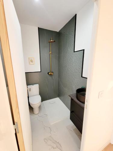 Vonios kambarys apgyvendinimo įstaigoje Le studio tendance