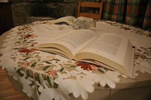 Knihovna v bed and breakfast