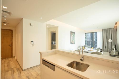 Dapur atau dapur kecil di Zed Living - Ahad Residences - 1BR High Rise Comforrt in Business Bay