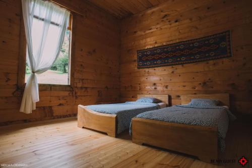 Postel nebo postele na pokoji v ubytování guest in georgia