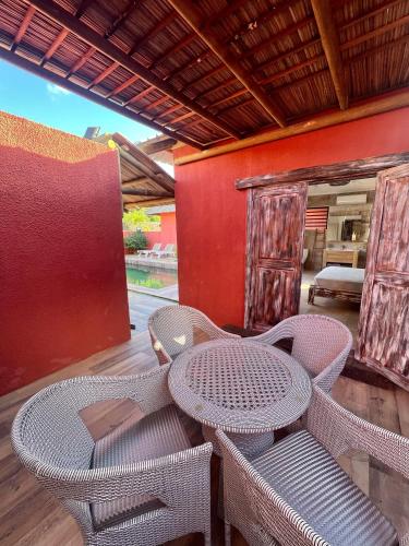 Χώρος καθιστικού στο Residence Laurada - Tropical Villas with Private Pool