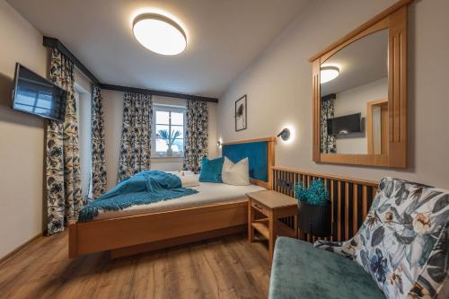 Postel nebo postele na pokoji v ubytování Apparthotel Sonnenhof