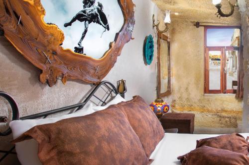 Posezení v ubytování Romantic Cave Hotel