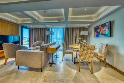 Azalaï Hôtel Dakarにあるシーティングエリア