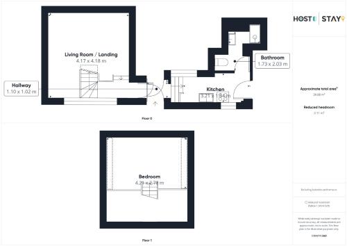 a floor plan of a house at Host & Stay - Millers Coach House in Hexham