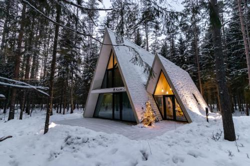 Kuuse elamusmajad en invierno
