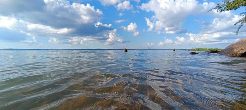 a view of a large body of water at Parana Riverside Guest House - Posadas in Posadas