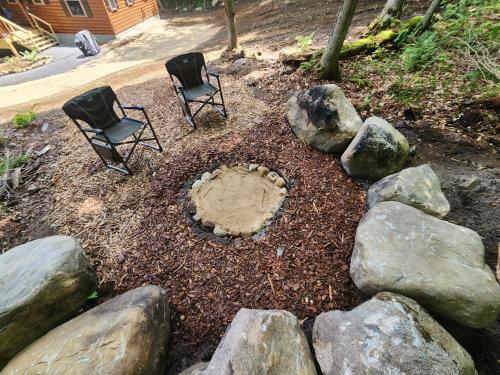 Ein Garten an der Unterkunft Blissful Bear