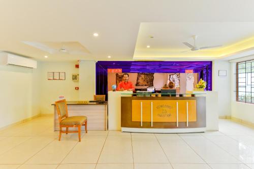 Lobby o reception area sa Vembanad Tourist Home