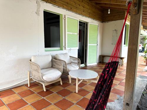 Posezení v ubytování Maison à 3 min à pied de la plage