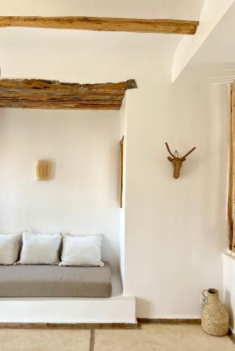 Χώρος καθιστικού στο Maison Flamingo