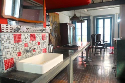 Χώρος καθιστικού στο Casa San Telmo 61