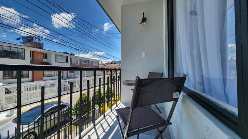 En balkong eller terrasse på Hotel a resting place 1 AEROPUERTO