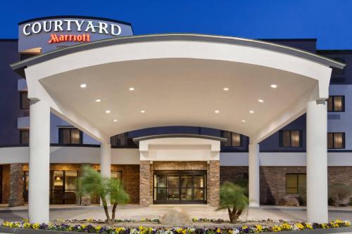a rendering of the entrance to a courtyard marriott hotel at Courtyard By Marriott Las Vegas Stadium Area in Las Vegas