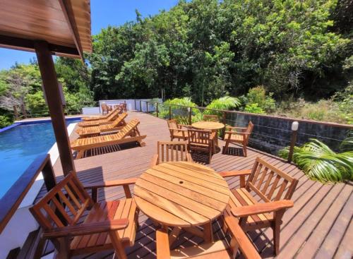 Taman di luar Apartamento Absolute Contemporâneo e piscina com borda infinita