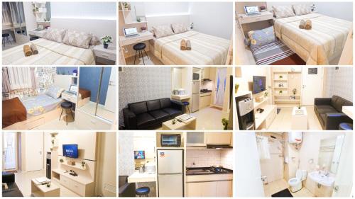 Kuchyň nebo kuchyňský kout v ubytování Parahyangan Residences by AYA Stays