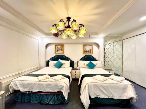 Ein Bett oder Betten in einem Zimmer der Unterkunft Như Bình Hotel