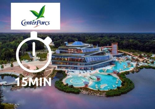 La grandeur du complexe dans l'établissement Lagny Evasion à Disney, à Lagny-sur-Marne