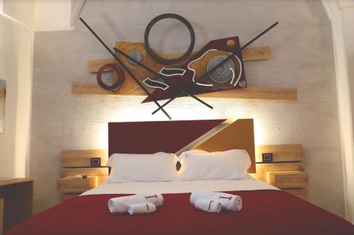 Postel nebo postele na pokoji v ubytování T rooms