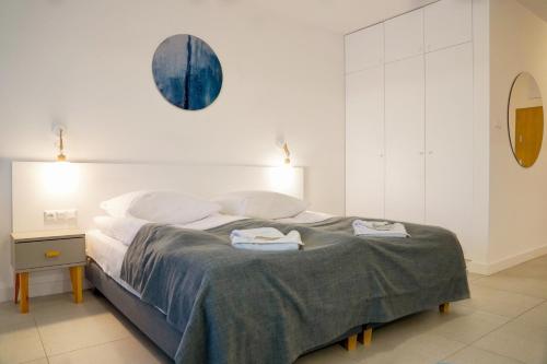 Posteľ alebo postele v izbe v ubytovaní Prima by Baltic Home