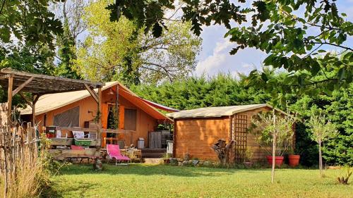 Photo de la galerie de l'établissement Le Mas de l'Ibie Bleue, à Lagorce