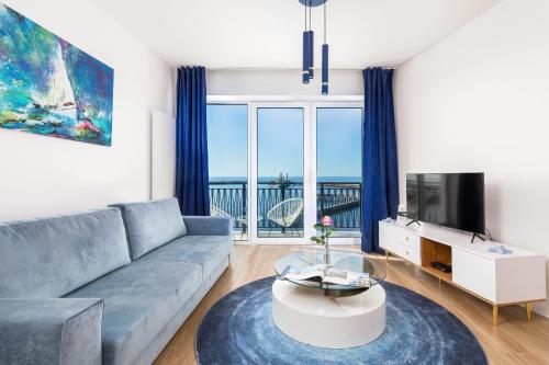 Bulwar Zachodzącego Słońca Apartament z Widokiem na Morze by Noclegi Renters