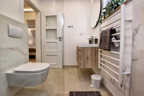 Koupelna v ubytování Apartments Jasmina