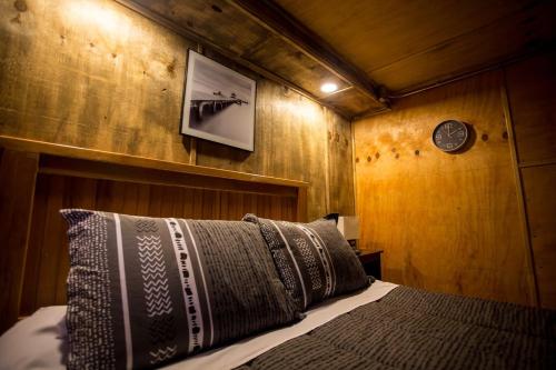 Postel nebo postele na pokoji v ubytování Hotel low cost y restaurant Colón