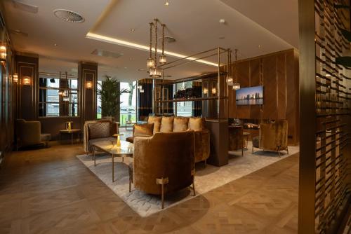 Et opholdsområde på ART Hotel Rotterdam-Fully Renovated