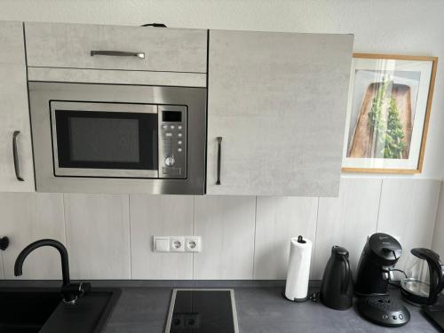 Dapur atau dapur kecil di Hotel Mietz