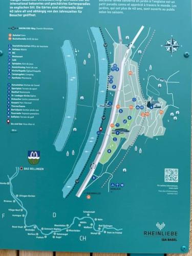 a map of the dubai miracle city at Vogesenblick in Bad Bellingen