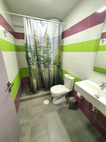 Ένα μπάνιο στο Magical View Studios 1 Asproneri, Kamena Vourla